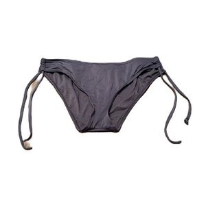 Mossimo XL grey bikini bottoms side tie